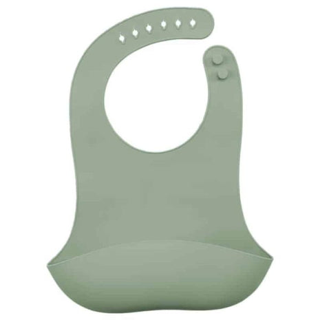 Slab silliconen met opvangbakje, Stone Green