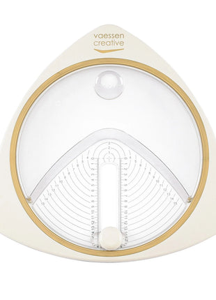 Vaessen Creative • Cirkelsnijder Ø15cm incl. 3 Reservemesjes Ivory