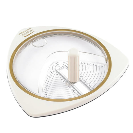 Vaessen Creative • Cirkelsnijder Ø15cm incl. 3 Reservemesjes Ivory