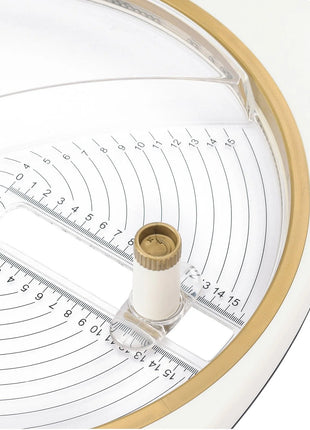 Vaessen Creative • Cirkelsnijder Ø15cm incl. 3 Reservemesjes Ivory