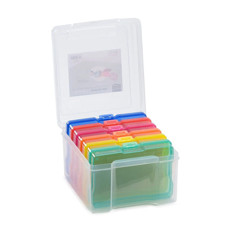 Vaessen Creative • Opbergbox met 6 Cassettes Meerdere kleuren