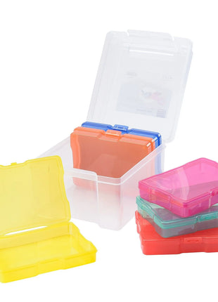 Vaessen Creative • Opbergbox met 6 Cassettes Meerdere kleuren