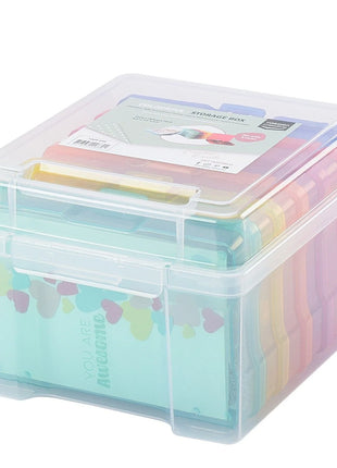 Vaessen Creative • Opbergbox met 6 Cassettes Meerdere kleuren