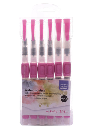 Vaessen Creative • Waterbrush Penselen 6st.
