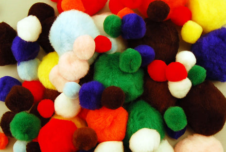 Vaessen Creative • Pompons 10-40mm 100pcs