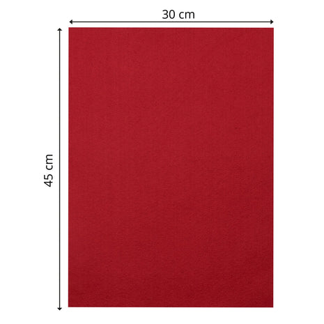 Vaessen Creative • Vilt 3,5mm 30x45cm Felrood