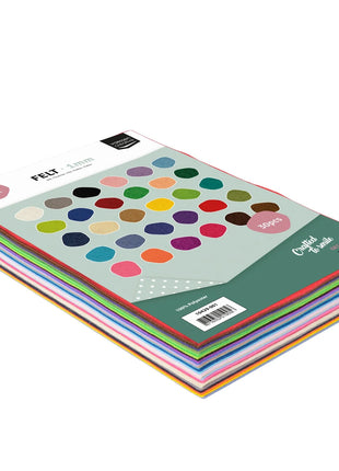 Vaessen Creative • Vilt Multipack 1mm A4 Assorti 30st.