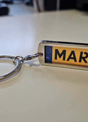 Dubbelzijdige Metalen kenteken Sleutelhanger voor Sublimatie – Bedrukbaar aan Beide Zijden