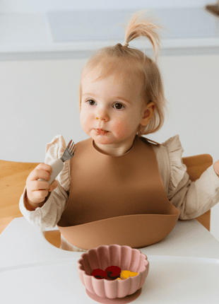 Slab silliconen met opvangbakje, Stone Green