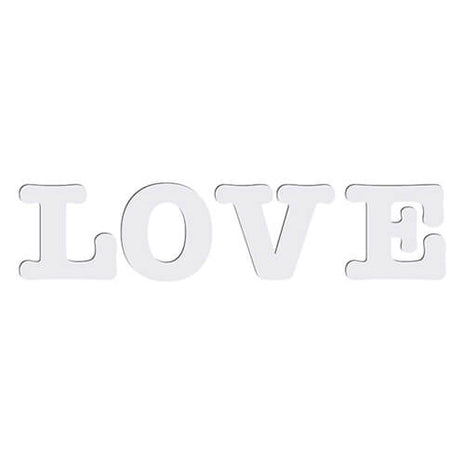 MDF-letters LOVE voor sublimatie