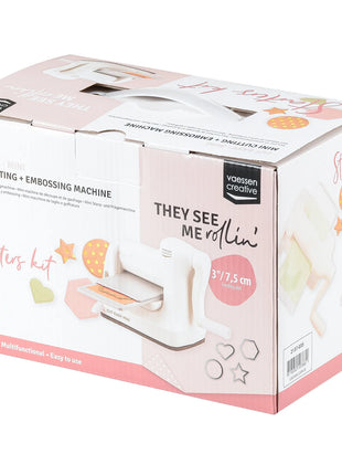 Vaessen Creative • Cut Easy Mini Snij- en Embossingmachine Ivoor