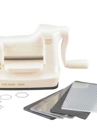 Vaessen Creative • Cut Easy Mini Snij- en Embossingmachine Ivoor