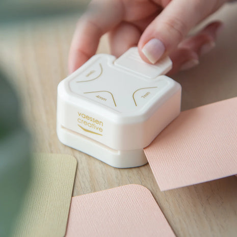 Vaessen Creative • 3-in-1 Hoekpons 4-7-10mm ivory
