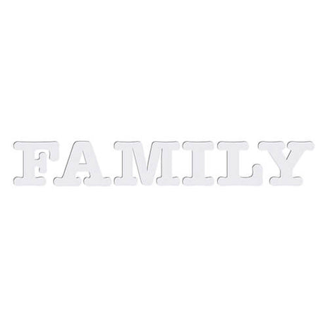 MDF-letters FAMILY voor sublimatie