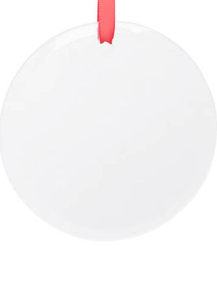 Glazen Cirkel Ø 8,9 cm voor Sublimatie Ronde Glastegel om te Personaliseren