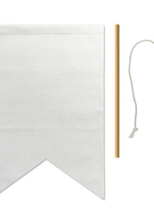 Canvas Muurvlag Model 1 voor Sublimatie – Inclusief stok & touw