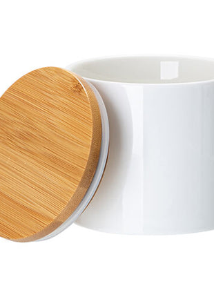 Keramische voorraadpot 480 ml bamboe deksel voor sublimatie