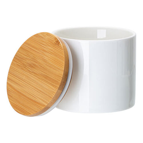 Keramische voorraadpot 480 ml bamboe deksel voor sublimatie