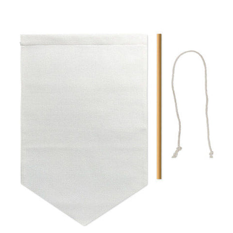 Canvas Muurvlag Model 2 voor Sublimatie – Inclusief stok & touw