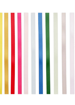 Vaessen Creative • Satijnlint 20mx6mm Multicolour 12st.