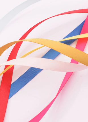 Vaessen Creative • Satijnlint 20mx6mm Multicolour 12st.