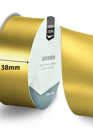 Vaessen Creative • Satijnlint 20mx38mm Goud