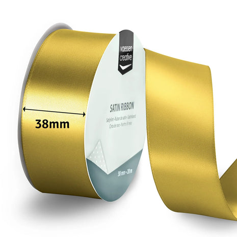 Vaessen Creative • Satijnlint 20mx38mm Goud