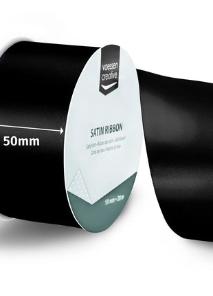 Vaessen Creative • Satijnlint 20mx50mm Zwart