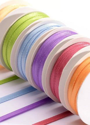 Vaessen Creative 3mm • Satijnlint 6 Kleuren
