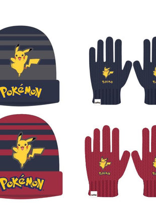 Pokémon Muts met Handschoenen – Blauw – One Size