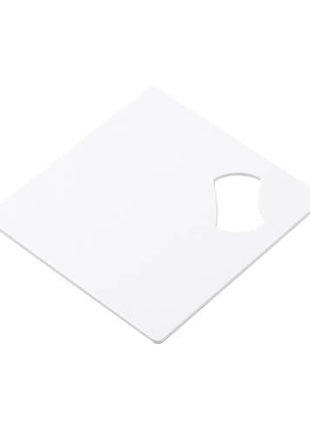 Metalen Flesopener vierkant Wit voor sublimatie