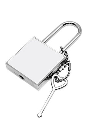 Hangslot Vierkant voor sublimatie