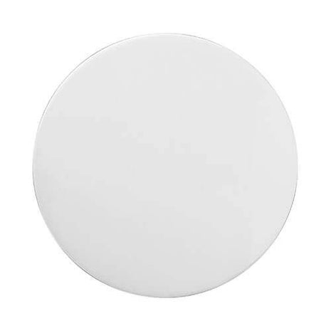 Keramische Tegel 20 cm Rond Wit Glanzend voor sublimatie
