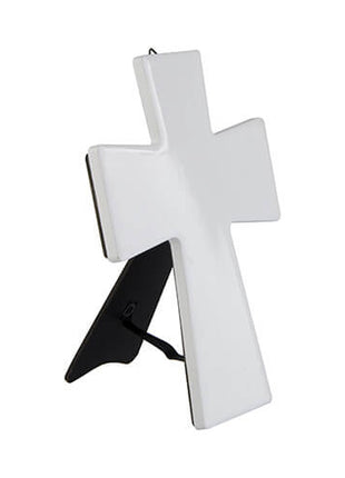 Keramische Frame Kruis Wit Glanzend voor sublimatie
