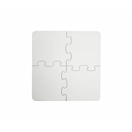 Onderzetter Puzzel 19x19cm 4-delig van MDF voor sublimatie
