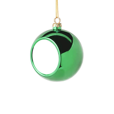 Kerstbal Groen Ø8cm voor sublimatie