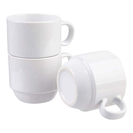 170ml (6oz) 2 Stapelbare Kopjes inclusief standaard voor sublimatie