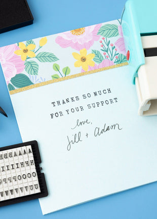 We R Makers • Typeset Stamp Punch 6pcs