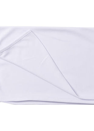 Baby deken wit 101 x 76 cm voor sublimatie