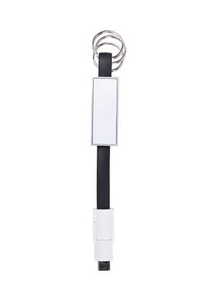 Sleutelhanger met USB-C & Lightning Kabel voor Sublimatie – Persoonlijke Oplaad- en Datakabel