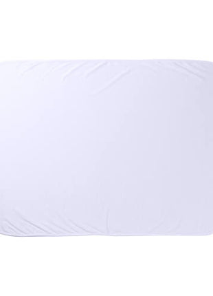 Baby deken wit 101 x 76 cm voor sublimatie