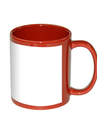 330ml (11oz) Mok met Frame (kies uw kleur) voor sublimatie