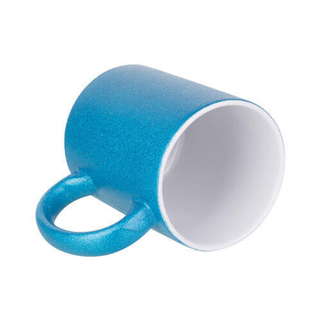 330 ml (11oz) Glitter Mok Blauw voor sublimatie