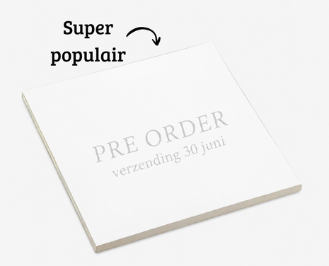 Verzending 30 juni PRE ORDER Sublimatie Tegel 10.8 x 10.8 cm Wit Glanzend