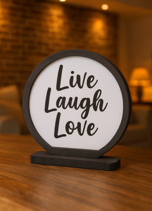 Houten fotolijst Rond met MDF inleg voor sublimatie - afbeelding 3