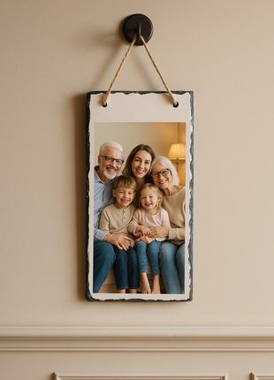 Leisteen Hangend 14x29 cm voor sublimatie