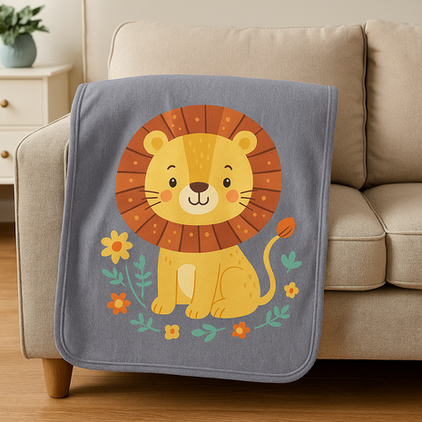 Baby deken Grijs 101 x 76 cm voor sublimatie