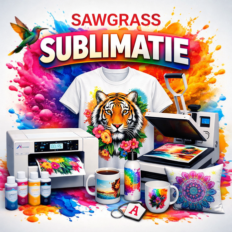 Sublimatie Print A3 – Full Color Transfer om Zelf te Persen