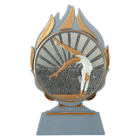 Gymnastiek Trofee Dames – Turnen Sportprijs Zilver  (Geschikt voor sublimatie)