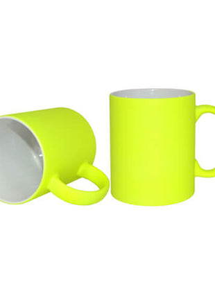 330ml (11oz) Mok Fluor Mat (kies uw kleur) voor sublimatie